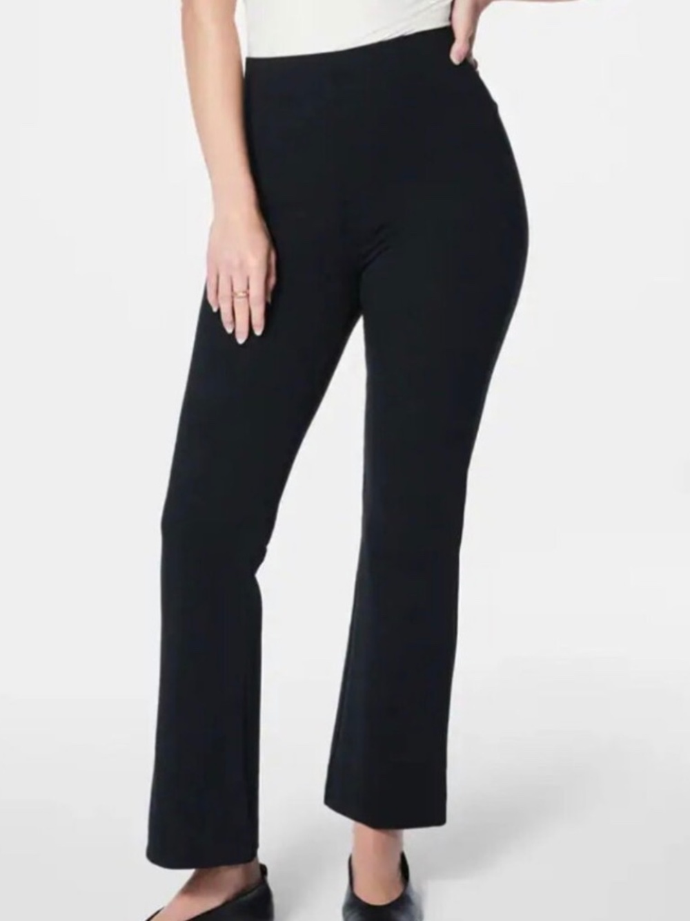 SPANX Perfect Kick Flare Black Pant